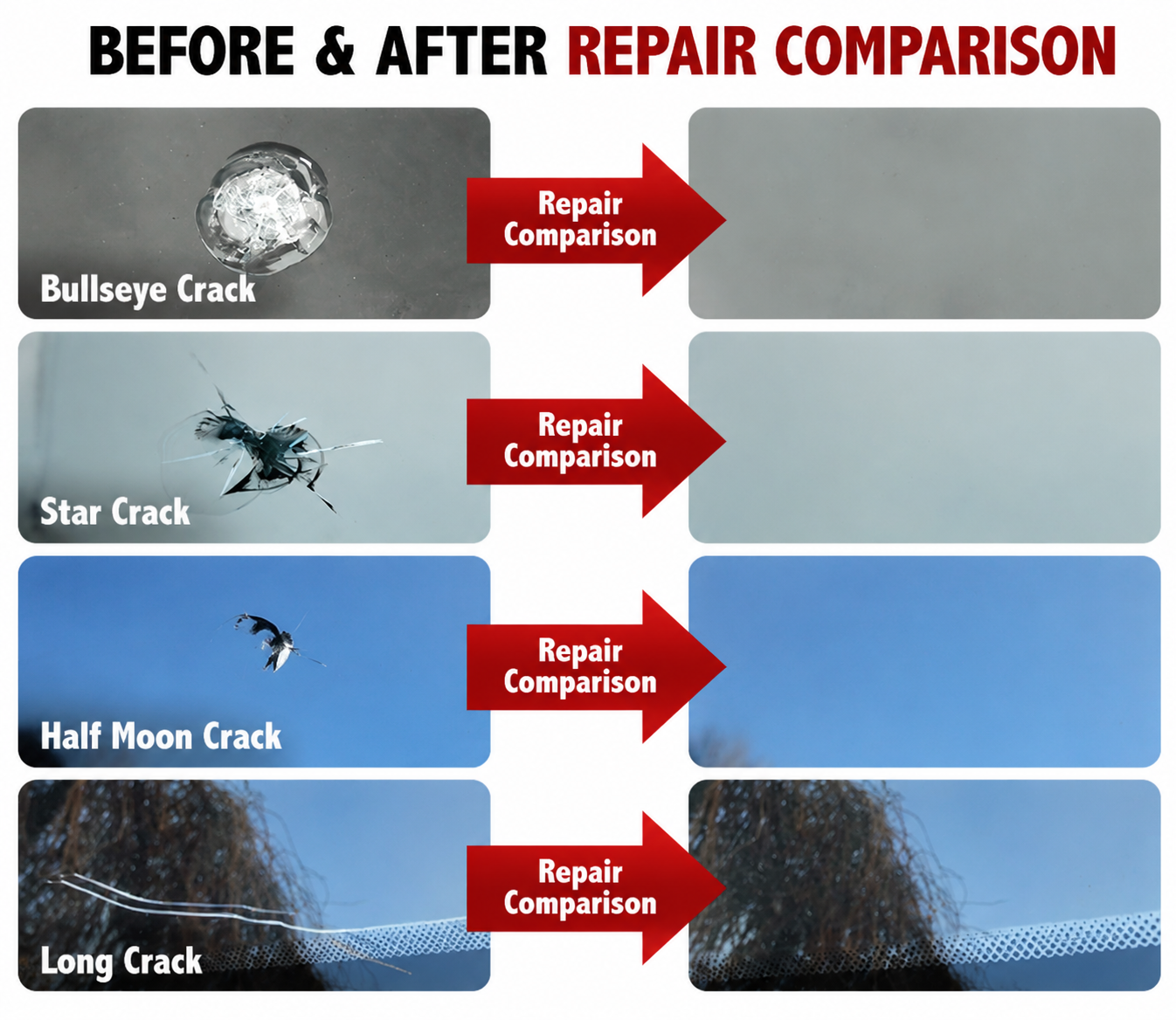 🚗 Fix Windshield Cracks Fast — Easy DIY Repair Kit That Helps Restore Glass Clarity & Save On Expensive Replacements